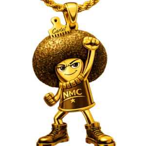 NMC Cartel Chain — Gold Mascot Pendant