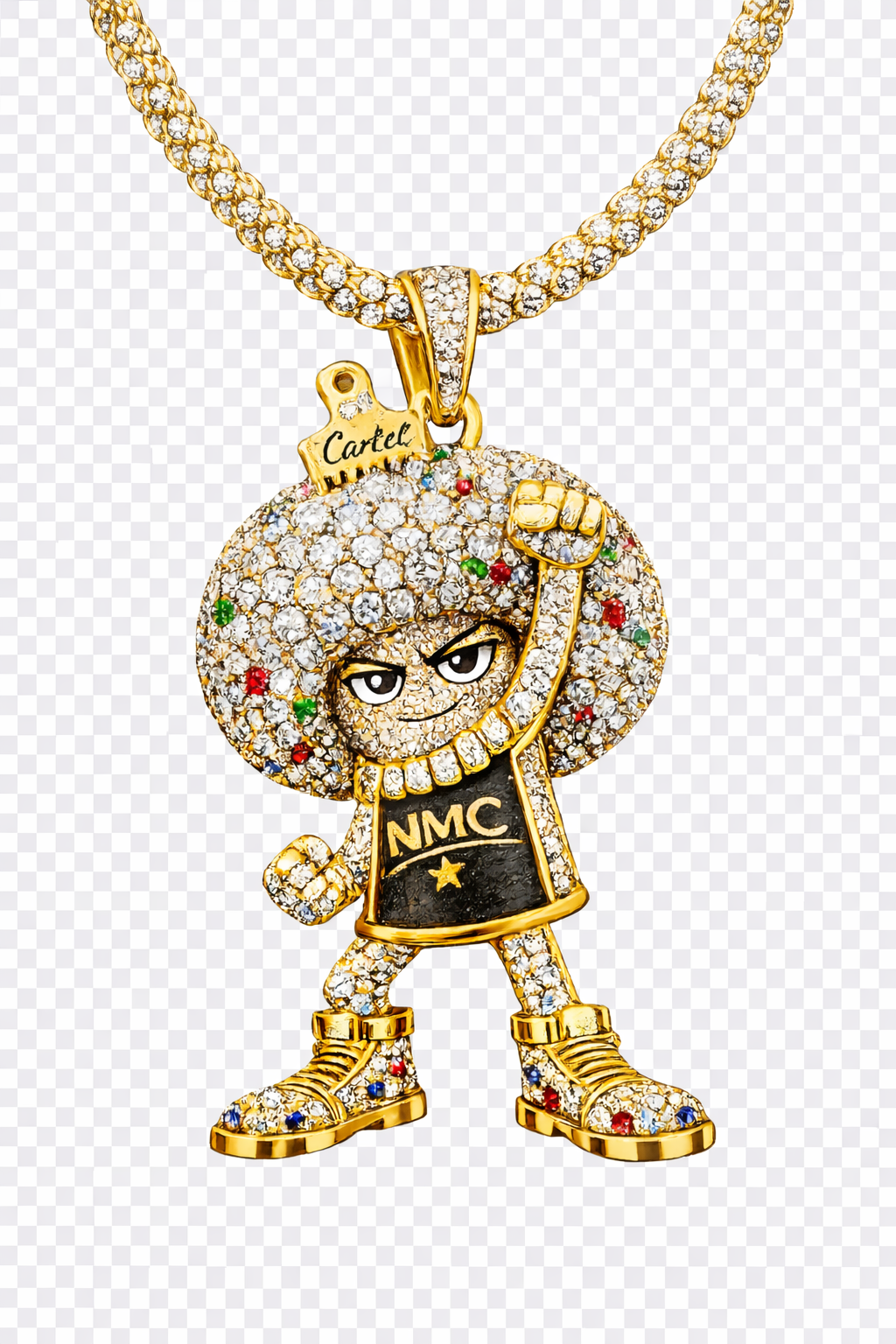 NMC Mascot Iced Diamond Pendant